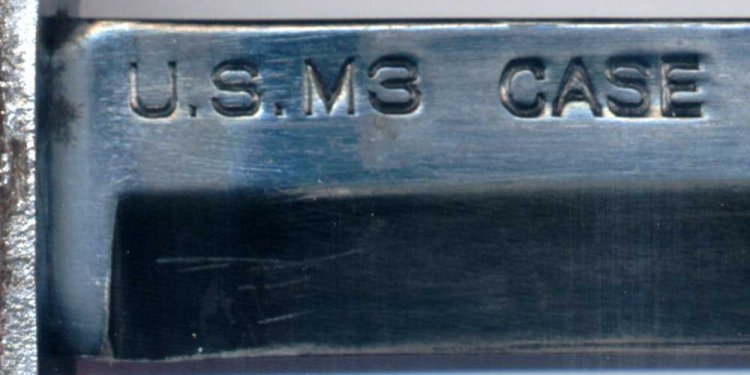 Case knife markings