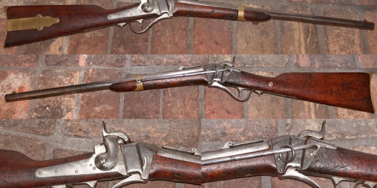 Antique Sharps rifle