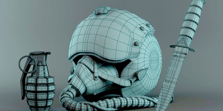 3D Military Stuff-Pilot Helmet