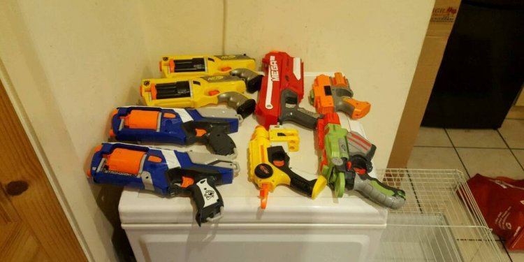Nerf guns collection