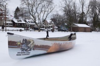NYS Winter Classic's custom Case Canoe