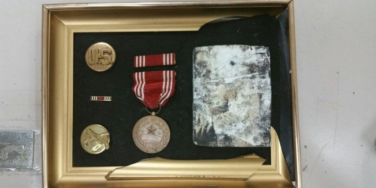World War II items found on