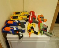 Nerf Guns collection