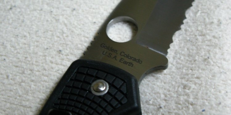 Spyderco Golden Colorado USA Earth