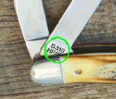 case pocket knife pattern number