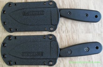 Ka-Bar Becker BK14 Eskabar Fixed Blade Knife: Split View In Sheath