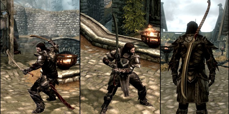 LOTR Elven Warswords at Skyrim