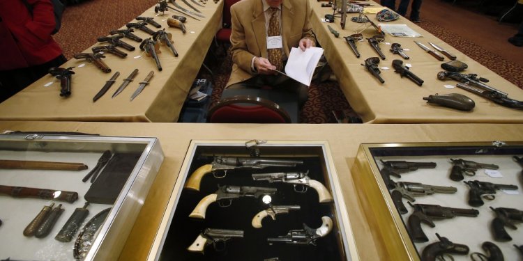 Antique gun collector Dave