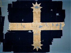 The Eureka flag from the Eureka Stockade in 1854