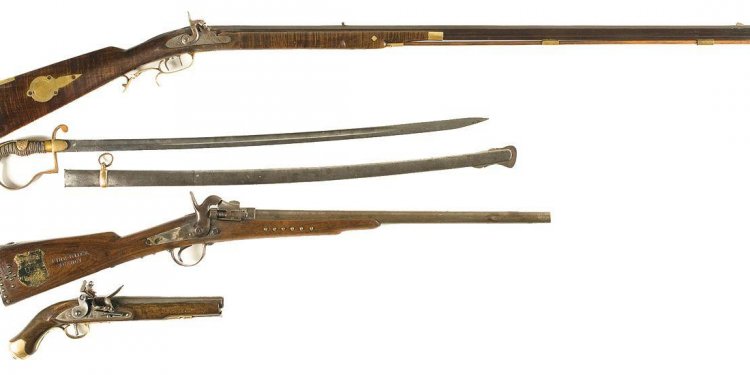 Three Antique Firearms and
